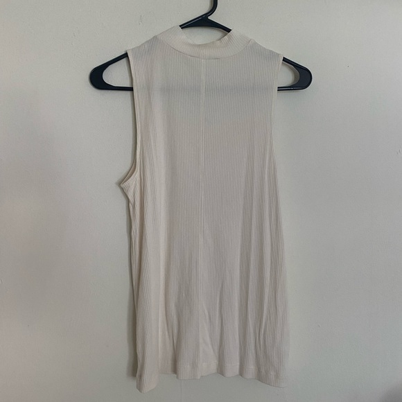 LOFT Petite Ribbed Mock Neck Tank - Picture 4 of 4